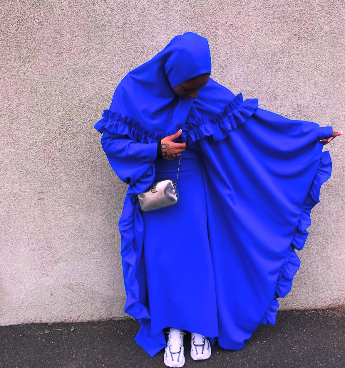 Ruffled Khadijah Kaftan